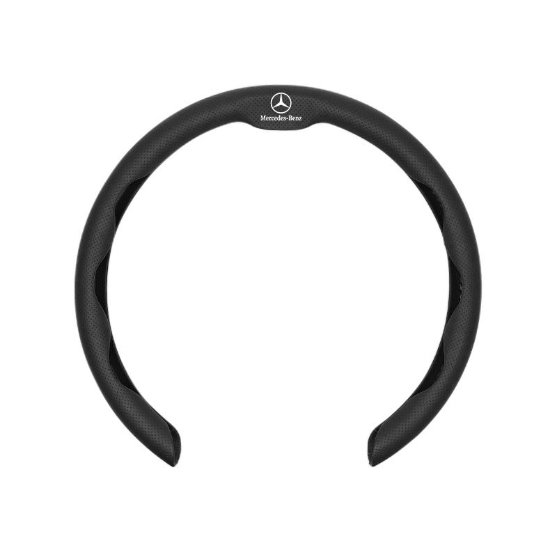 MEA4 Perforated Breathable Leather Car Steering Wheel Cover Accessories For Mercedes-Benz GLC X253 X254 C-Class W205 W206 A-Class W17