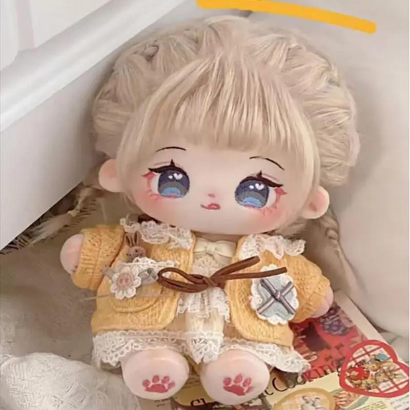 20 см Милая хлопковая кукла Голая кукла-младенец Одевается Детская одежда Мягкий костюм Мягкая игрушка Куклы Коллекция Подарок