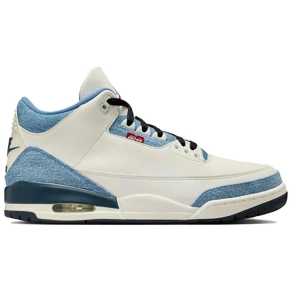 Air Jordan 3 Retro All-Star Unisex Sneakers Cream Denim Sail-Gym-Red-Ocean-Fog IR0912-400