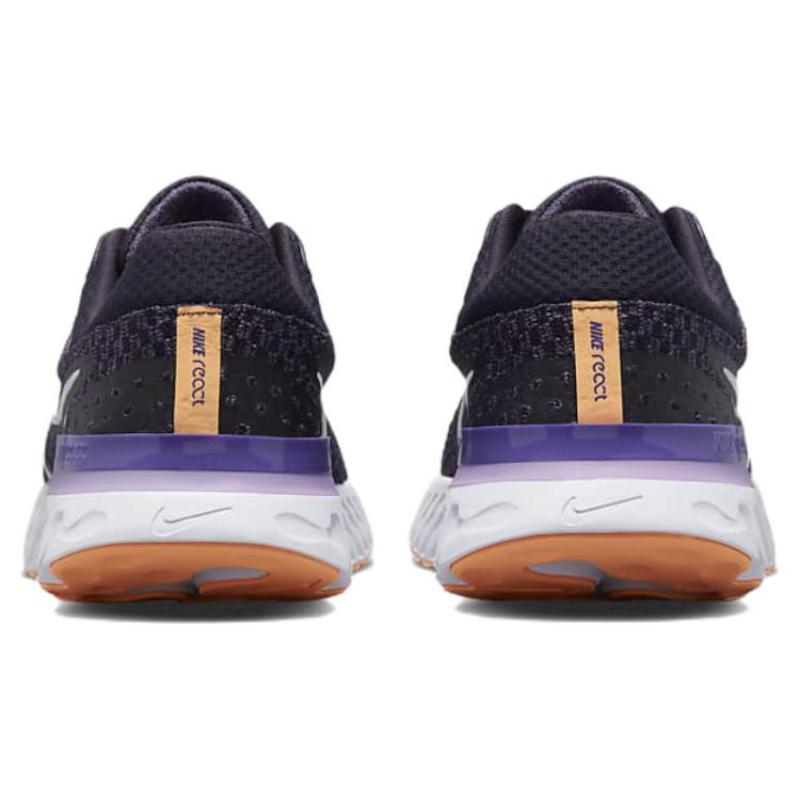 Nike Женские кроссовки React Infinity Run Flyknit 3 'Cave Purple Orange' DD3024-502