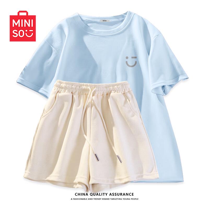 MINISO Женский повседневный спортивный костюм с шортами