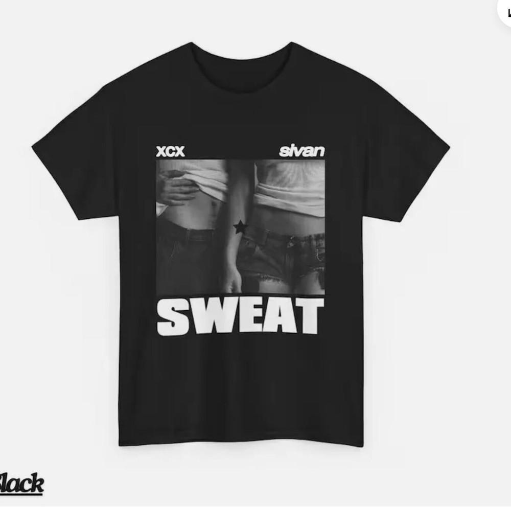 Мерч футболки Sweat Tour, Troye и Charli XCX Sweat Tour