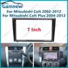 7 Inch 2DIN Car Fascia Radio Panel For Mitsubishi Colt 2002-2012 Colt Plus 2004-2012 Frame Kit Install Facia Face Plate