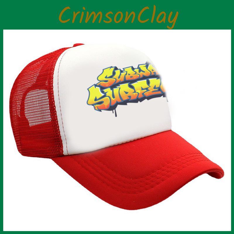 Бейсболка Subway Surfers Защита от УФ лучей Дышащая Унисекс Летняя шляпа для улицы Для фанатов