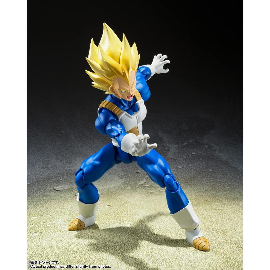 TAMASHII NATIONS С.Х.. Figuarts Dragon Ball Z Супер Сайян Вегета - Пробуждение Сайянской Крови 135мм ПВХ и АБС Экшн-Фигурка