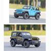 1:32-масштабный Jeeps Wrangler Rubicon 1941, модель игрушечного автомобиля, автомобиль с высокой имитацией, звуком и светом, коллекция внедорожных сплавов, игрушечный автомобиль для детей