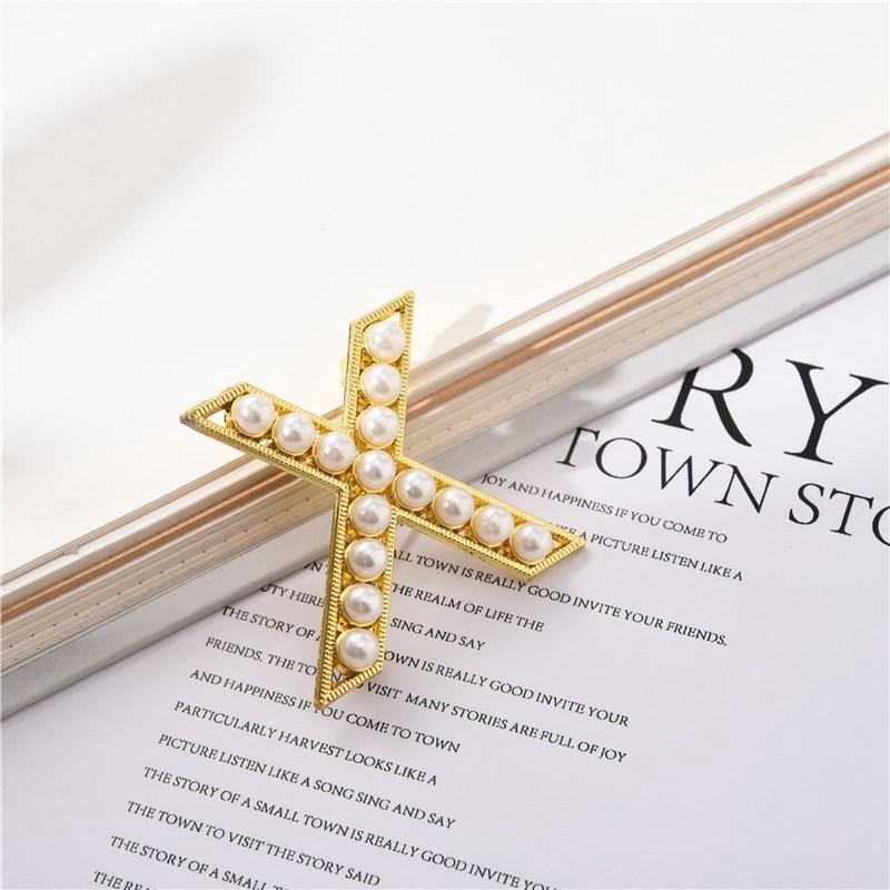 Брошь в классическом стиле, очаровательная брошь, булавка с буквой, модная брошь, модная булавка