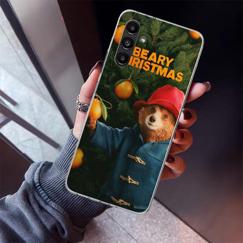 Cute P-PaddingtonS Bear Phone Case For Samsung Galaxy A17 A16 A15 A14 A13 A57 A56 A55 A54 A53 A37 A36 A35 A34 A33 A26 A25 A24 A2