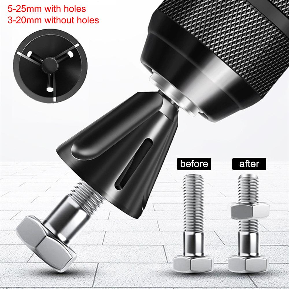 Лезвия из вольфрамовой стали Инструмент для зачистки заусенцев с резьбы, фаски, шестигранный зенкерный набор 5-25 мм 3-20 мм Универсальный