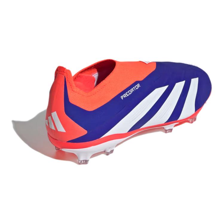adidas Predator Elite Laceless FG Lucid Blue Cloud White Solar Red (GS) Детские кроссовки IF6350
