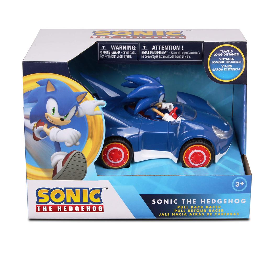 NKOK Sonic the Hedgehog All-Stars Racing Pull-Back Action Figure - Small, Blue