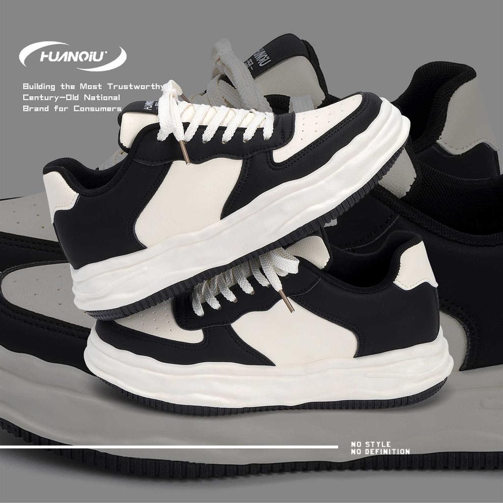 Global Invisible Inner Heightening Board Shoes Men's HQY-YH0011-1 Spring Trend Versatile Thick-soled Heightening Casual Shoes Men