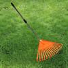 Non-Slip Garden Rake Weed Puller Tool with Long Adjustable Handle Design Easy Installation Wide Application Large Leaf Rake