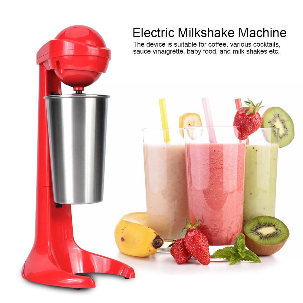 Double Head Electric Milkshake Machine Maker Coffee Drink Mixer Milk Blender for Home BarEU Plug