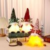 Cute Christmas Luminous Gnomes Doll Plush Christmas Gnomes Toys  Xmas Home Decor