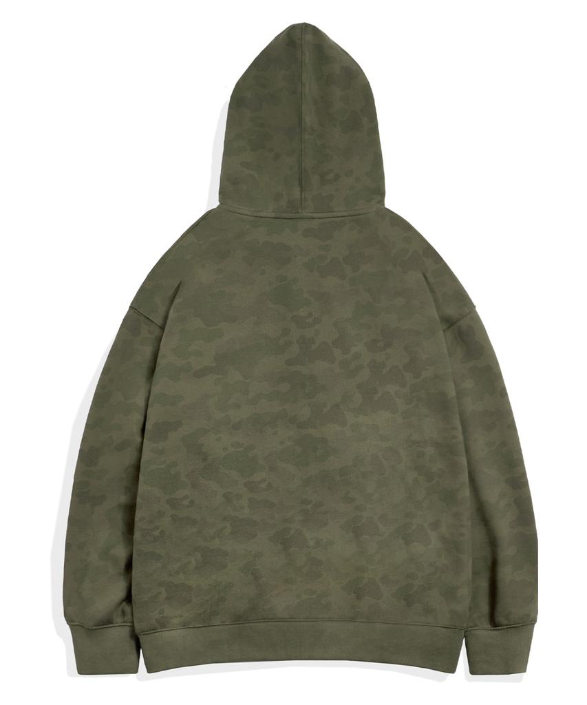 Худи на молнии Fluke Urban Core Crew Camo с фирменным логотипом Хаки Fzt1033-Z