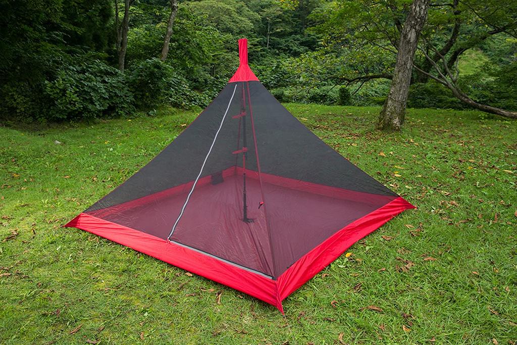 MSR Outdoor Camping Monopole Shelter Front Range Bug Shelter for 4 People Japanese 37039 Red [Genuine Product]