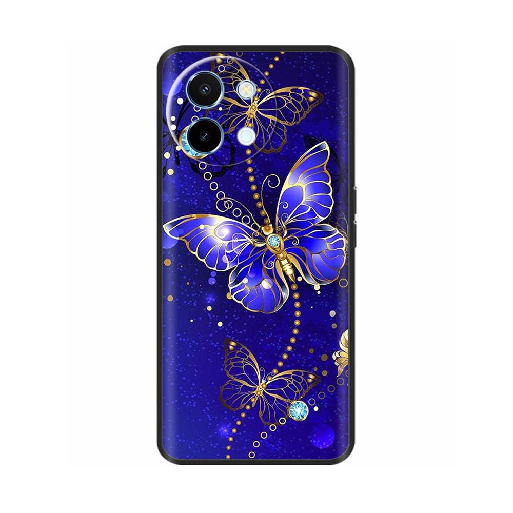 Для Vivo Y38 2025 Новый Милый Мультяшный Расписной Чехол Для Телефона Для Vivo Y38 5G Y200i Мягкий Силиконовый ТПУ Ударопрочный Задний Чехол Capas