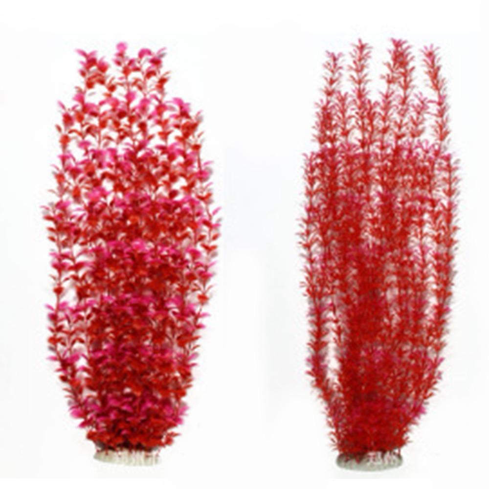 2 шт. Очень большие искусственные растения для аквариума, высокие украшения для аквариума, декор для аквариума
