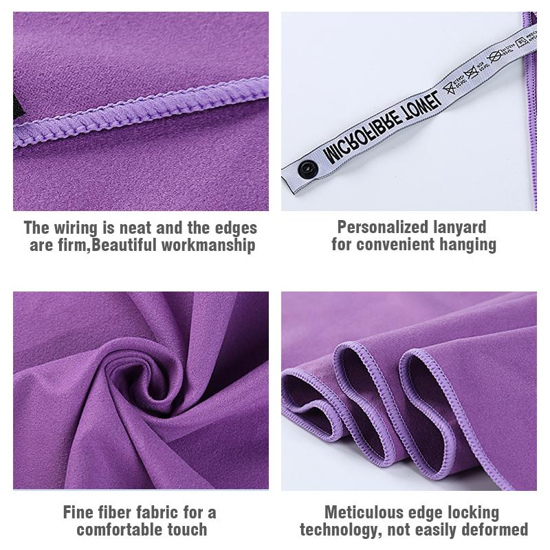 Толстое полотенце из микрофибры Спортивное Дорожное Быстросохнущее Супервпитывающее и Супермягкое Большое Полотенце для Волос Легкое Фитнес-полотенце