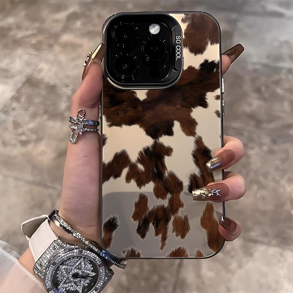 Creative Milk Cow Pattern Phone Case for Samsung Galaxy S26 S25 S24 S23 S22 S21 FE Ultra Edge Plus 4G 5G Anti Fall Matte Cover