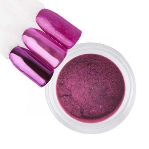 Nails Company Mirror Powder Neon Pink effect