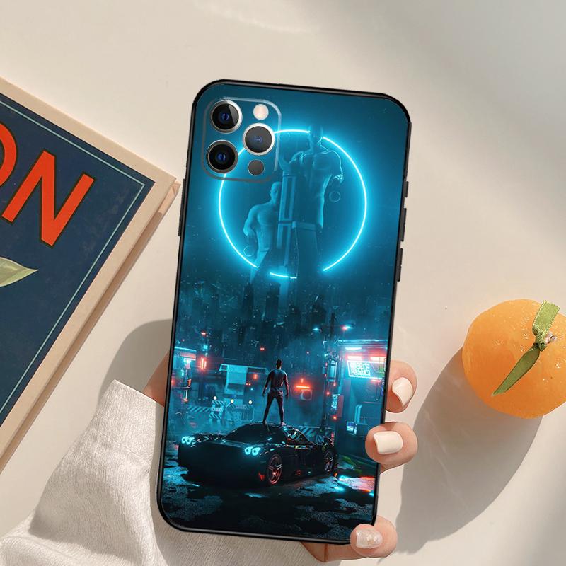Чехол Cyberpunks для iPhone 16 15 14 13 12 11 Pro Max XS XR X 12 13 Mini 16 15 Plus Fundas