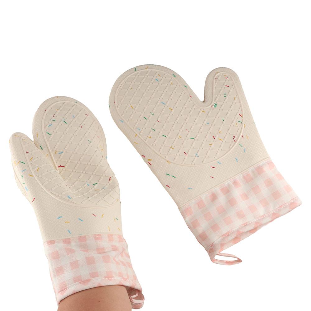 Anti Scalding Silicone Gloves Heat Insulation Oven Gloves Microwave Gloves Baking