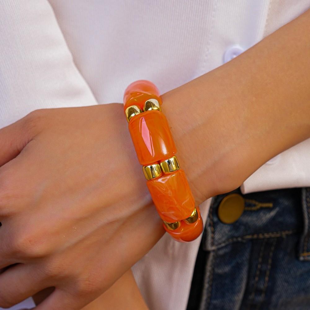 Wide Exaggerated Bracelet Bohemian Wide Chunky Bangles Unique Retro Hand Ring Girls