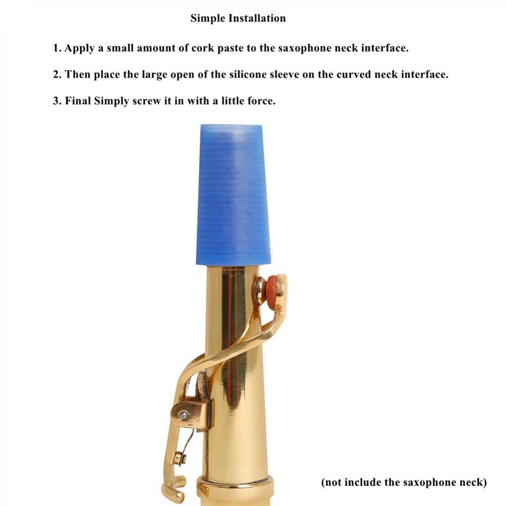 Силиконовый материал, хорошая герметизирующая пробка для шеи саксофона для саксофона альт/сопрано/тенора