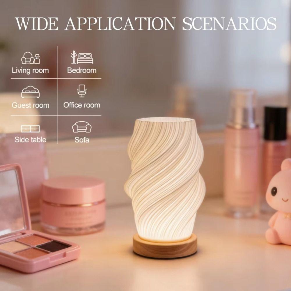 LED Reading Lamp USB Wired Control Ambient Light Art Decoration Night Light Living Room