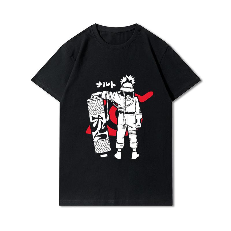 Anime Naruto Summer Men's Clothes Printed Soft Unisex Cotton Tees Summer Blouse T-Shirts Men's Fashion Tops