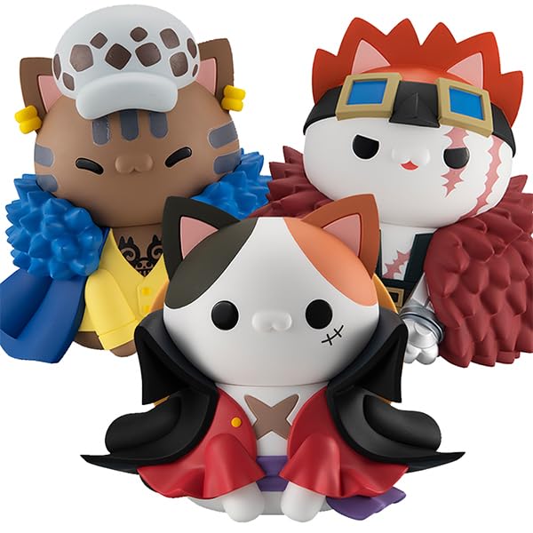 MEGA CAT PROJECT One Piece Нян тоже большой Ньян Пис Нян (1) Обезьяна Д. Луффи