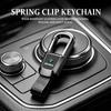 VIJT4 For Skoda 2026 Metal Keyrings Keychain Leather Key Rings Spring Snap S Kodiaq Octavia 2 3 Yeti Karoq Rapid Fabia VII VRS