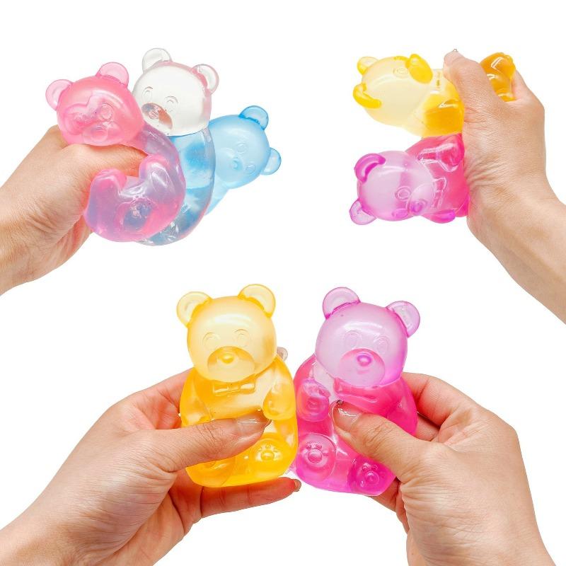 Bear Squishy Ball, Ultra Soft Decompression Toy for Stress Relief Mood Venting