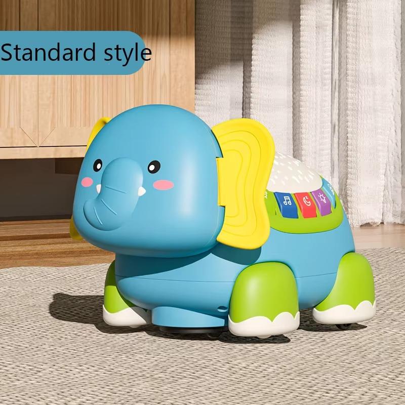 Toddler Learning To Climb Toy 1PCS Elephant Guide Infant To Learn To Climb Electric Remote Control Acousto-optic Electronics