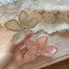 Треугольная заколка для волос Бугенвиллия, Изысканная заколка-акула с цветком и кристаллами, Высокое качество, Роскошная и шикарная шпилька