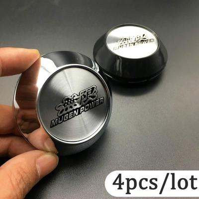 4 шт./лот 65 мм 68 мм MUGEN POWER эмблема колеса автомобиля центральные крышки ступицы значок авто аксессуары