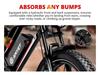 The new 2026 Aike 2000W electric motor with 48V 25AH battery, full suspension shock absorption, off-road electric bicycle.