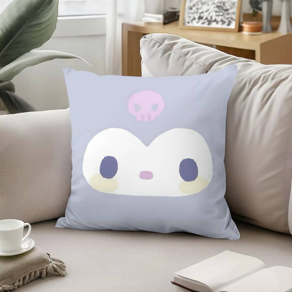 Kawaii Expression Pillow Case Cushion Cover Soft Cute Throw Pillow Case For Car Sofa Pillowcase Polyester With Zipper