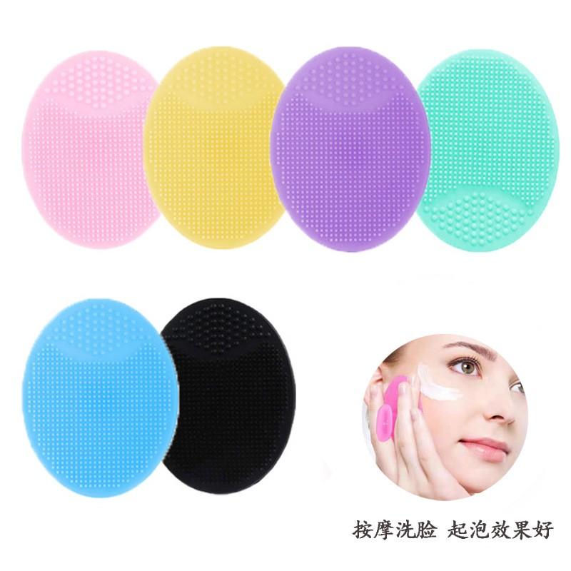 Soft Silicone Baby Hair Washing Brush Newborns Gentle Scalp Cleansing Sponge Bath Tool Infants
