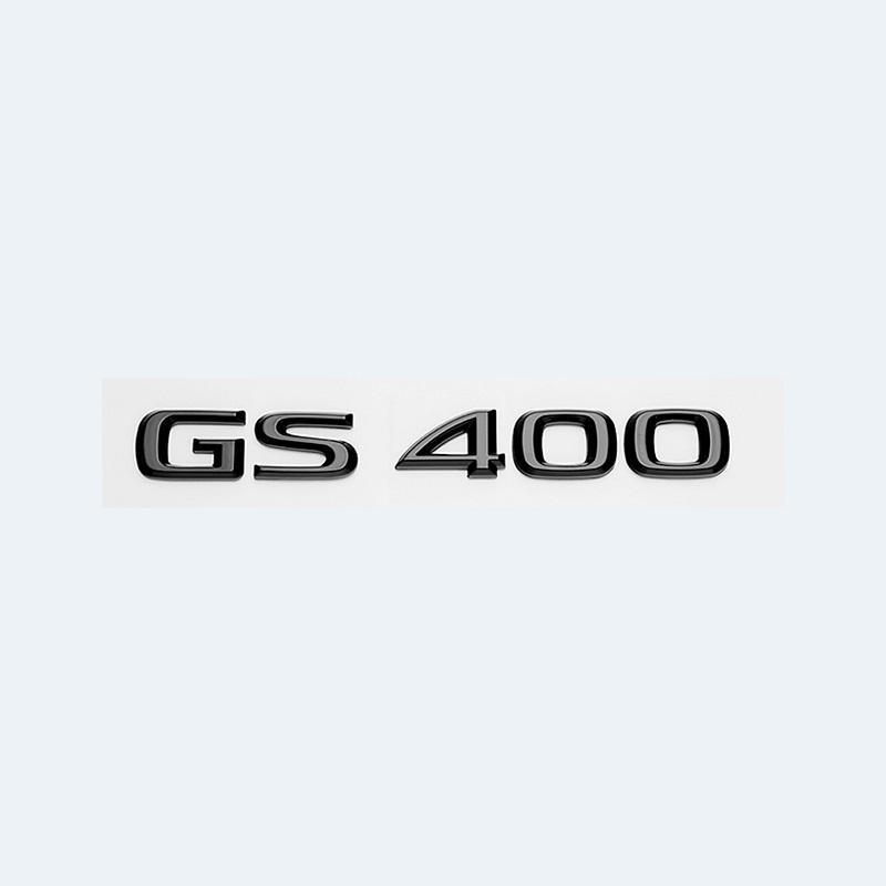 FDL4 For Lexus GS200t GS250 GS300 GS350 GS430 GS460 GS450h HYBRID Rear Trunk Logo Glossy Black ABS Emblem Retrofit Upgrade Letter