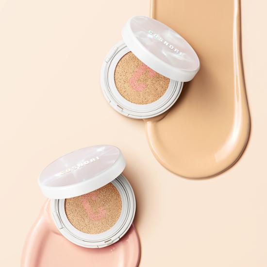 Cosnori Blossom Tone-Up Vegan Cushion Clear (Product + Refill)