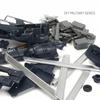 1/72 Creative Military Series AH-64/EC-665/Z-10 Helicopter Building Blocks Model Fiery Thunderbolt DIY Decor Toys For Xmas Gifts