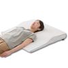 Iris Ohyama Airy Pillow Wide APHW-75 3) White Polyester Pillow with High Resilience, Dual-Layer Construction, Support, and Breathability for Firm