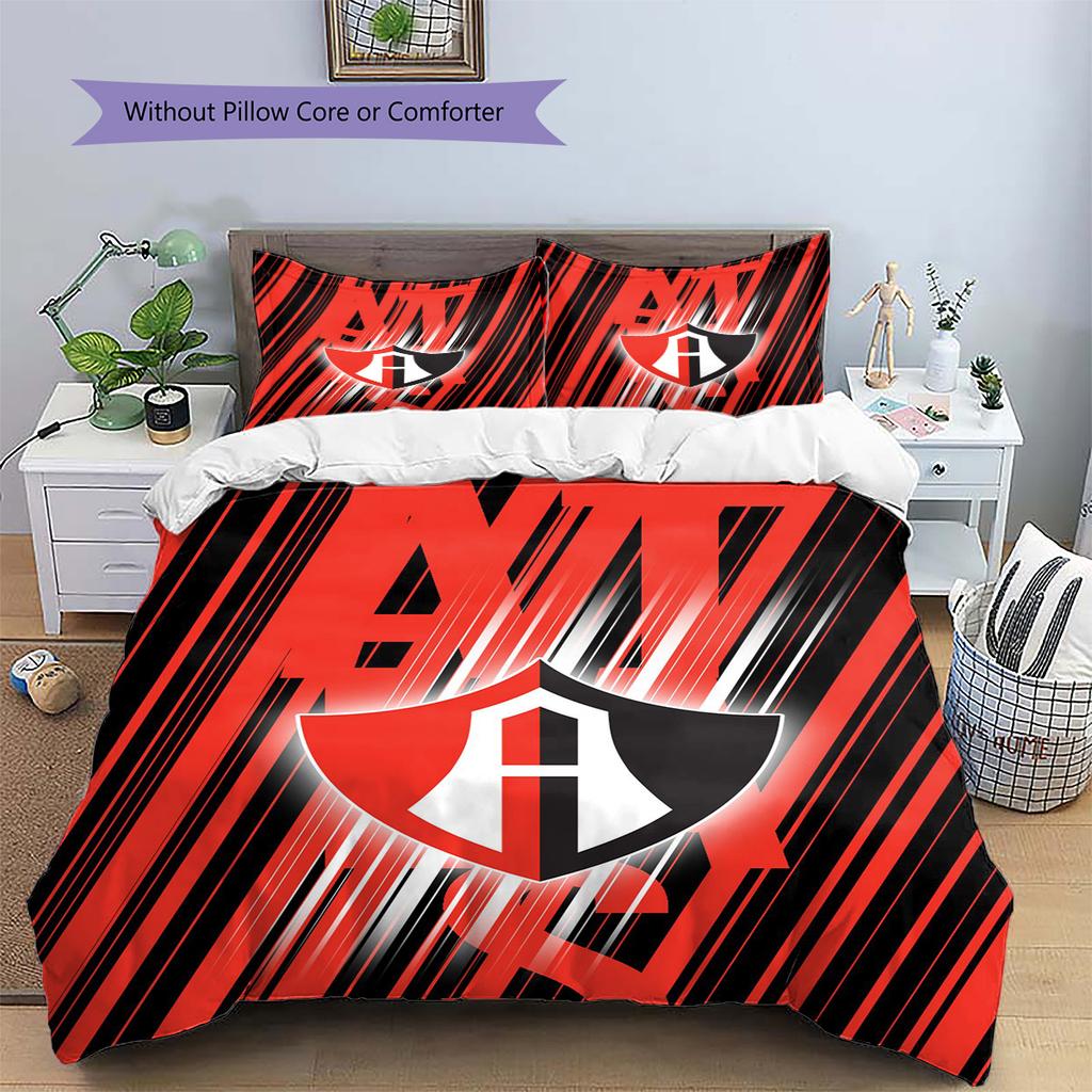 Atlas FC Pattern Bedding Set Quilt Cover Pillowcase Home Decor Gift (1 * duvet cover + 2 * pillowcase, without core)