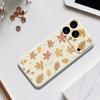 For iPhone 17 Pro Max Case Leaves Pattern Printing Straight Edge TPU Phone Back Cover