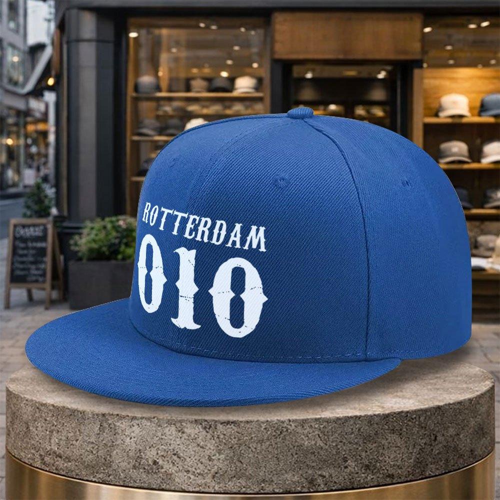 pc Rotterdam Print Baseball Cap for Adjustable Snapback Flat Brim Hat with RotterdamThemed Lightweight Suitable for Golf