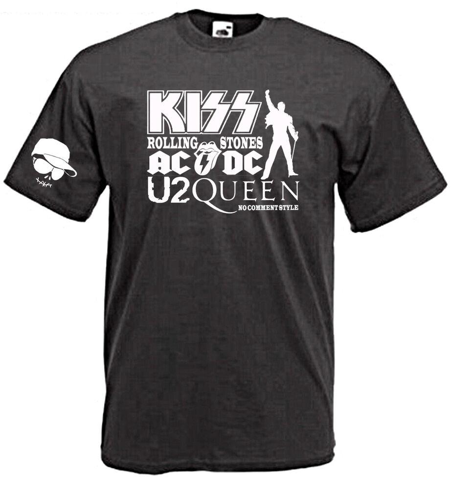 Футболка унисекс Kiss Queen Rolling Stone Ac DC U2 Music на заказ
