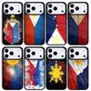 Philippines Flag Mobile Phone Case for IPhone 17 AIR 16pro Max 15 14 13 12 11 Bumper Cover